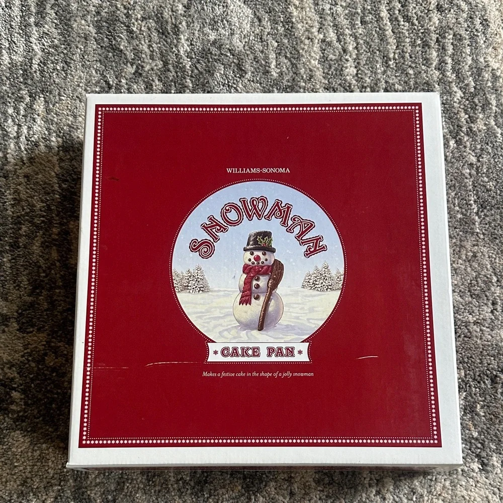 Williams Sonoma Festive Snowman Cake Pan